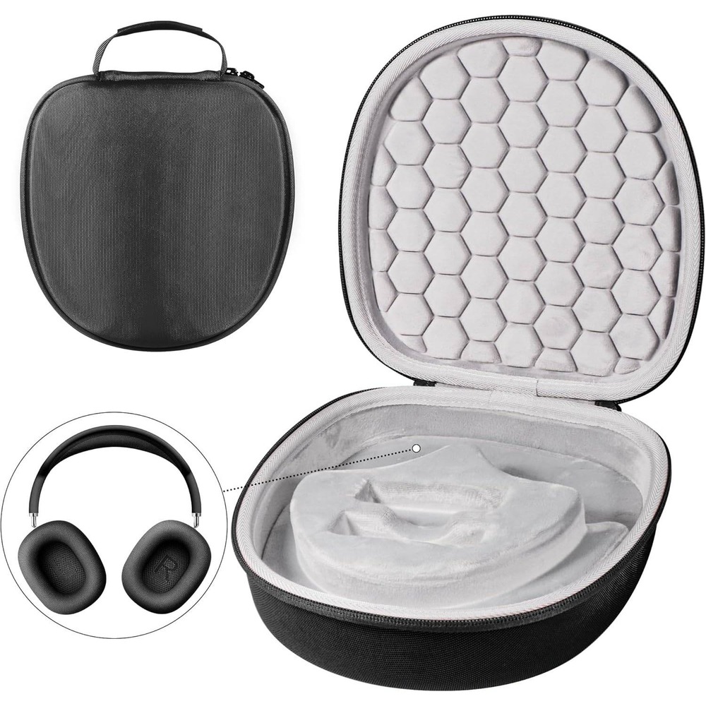 Travel Case for Bose QC25 QC35 QC45 Sony XM4 CH710 JBL T700BT Headphones Black